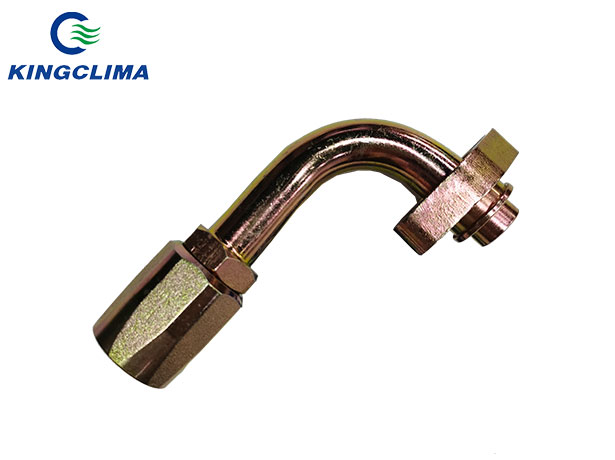 90 degree self-lock O-Ring High Pressure Bus AC Fittings - KingClima 